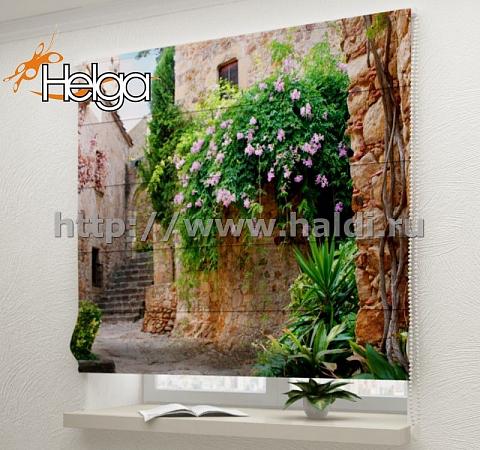 Купить Летний сад в Италии арт.ТФР3601 римская фотоштора (Габардин 4v 120х160 ТФР)