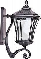 Купить Светильник садово-парковый Feron PL4031 восьмигранный на стену вверх 60W 230V E27, черный