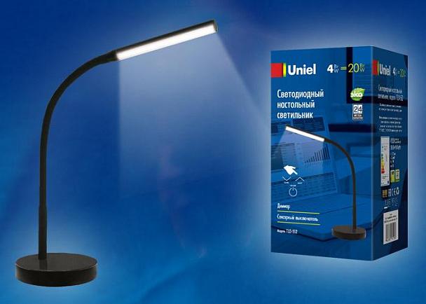 Купить Настольная лампа (UL-00003336) Uniel TLD-552 Black/LED/200Lm/4500K/Dimmer