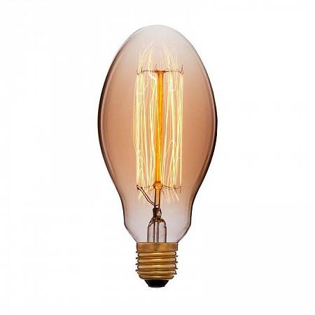 Купить Лампа накаливания E27 40W груша золотая 052-407