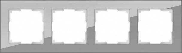 Купить Рамка Werkel Favorit на 4 поста серый WL01-Frame-04 4690389061288