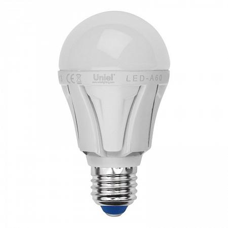 Купить Лампа светодиодная (UL-00001527) E27 12W 4000K груша матовая LED-A60 12W/NW/E27/FR PLP01WH