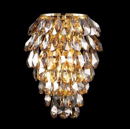 Купить Настенный светильник Crystal Lux Charme AP2+2 LED Gold/Amber