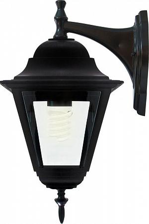 Купить Светильник садово-парковый Feron 4202 четырехгранный на стену вниз 100W E27 230V, черный