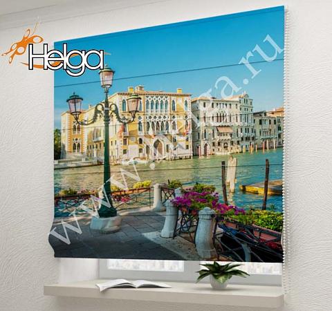 Купить Венеция летом арт.ТФР2711 римская фотоштора (Блекаут 5v 140х160 ТФР)
