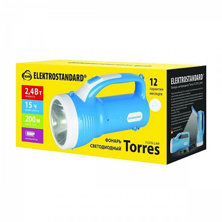 Купить Ручной светодиодный фонарь Elektrostandard Torres аккумуляторный 211х83 170 лм 4690389100079