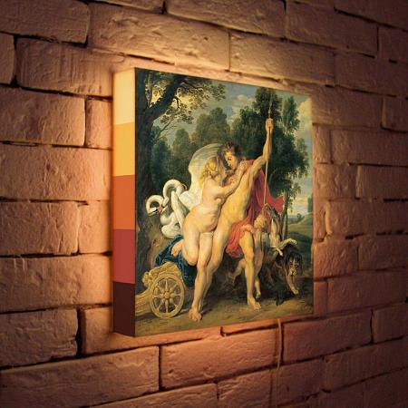 Купить Лайтбокс Рубенс Венера и Адонис 35x35-148
