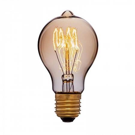 Купить Лампа накаливания E27 40W груша золотая 051-866