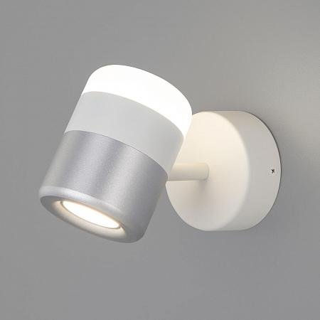 Купить Настенный светодиодный светильник Eurosvet 20165/1 LED белый/серебро