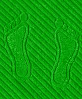 Купить Коврик для ног, махровая ткань, хлопок 100 % (Зеленый)