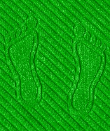 Купить Коврик для ног, махровая ткань, хлопок 100 % (Зеленый)