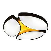 Купить Потолочный светодиодный светильник Ambrella light Orbital Granule FG2070 WH 108W+16W D680