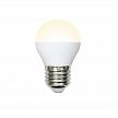 Купить Лампа светодиодная (UL-00001780) E27 8W 3000K шар матовый LED-G45-8W/WW/E27/FR/O