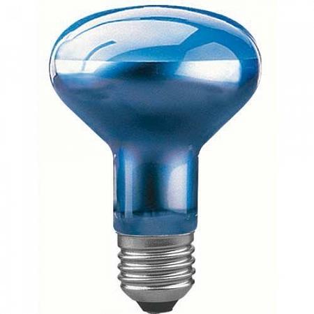 Купить Лампа накаливания рефлекторная для растений (фито-лампа) Е27 75W груша синяя 50170