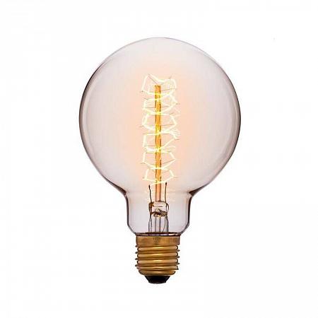 Купить Лампа накаливания E27 40W шар золотой 052-009