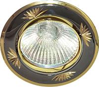 Купить Светильник встраиваемый Feron DL246 потолочный MR16 G5.3 черный металлик-золото