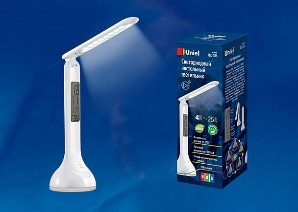Купить Настольная лампа (UL-00001497) Uniel TLD-536 White/LED/250Lm/5500K/Dimmer
