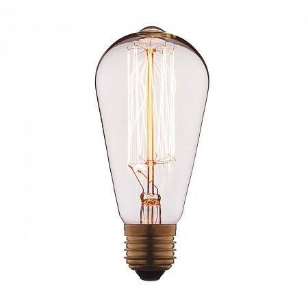 Купить Лампа накаливания E27 40W колба прозрачная 1007