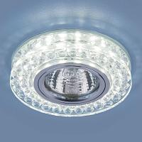 Купить Встраиваемый светильник Elektrostandard 8381 MR16 CL/SL прозрачный/серебро 4690389098345