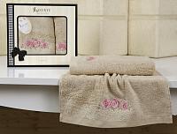 Купить Комплект полотенец бамбук "LUCENTE" RISO 50х90-70х140 см 100% Бамбук