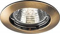 Купить Светильник встраиваемый Feron DL307 потолочный MR16 G5.3 античное золото