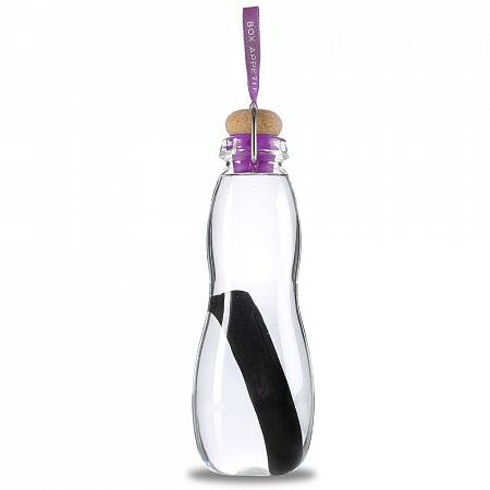 Купить Эко-бутылка eau good glass с фильтром пурпурная