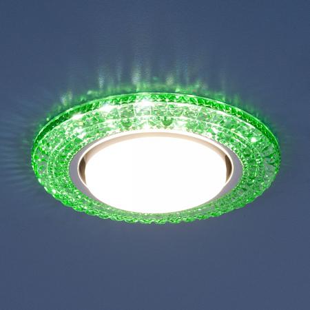 Купить Встраиваемый светильник Elektrostandard 3030 GX53 GR зеленый 4690389083327