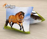 Купить Лошадь на фоне неба арт.ТФП2961 (45х45-1шт)  фотоподушка (подушка Габардин ТФП)