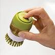 Купить Щетка с дозатором моющего средства palm scrub™ зеленая