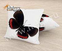 Купить Черная бабочка арт.ТФП5054 (45х45-1шт)  фотоподушка (подушка Габардин ТФП)