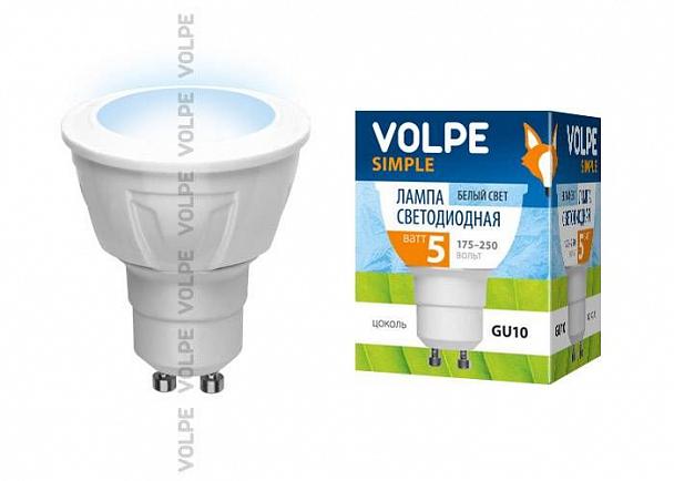 Купить Лампа светодиодная (09908) GU10 5W 4500K JCDR матовая LED-JCDR-5W/NW/GU10/S