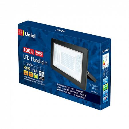 Купить Прожектор светодиодный (UL-00006739) Uniel ULF-F19-100W/6500K IP65 175-250В Black