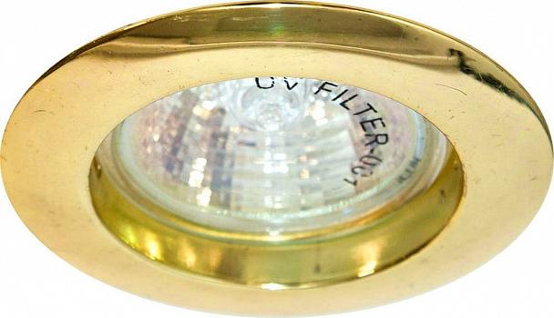 Купить Светильник встраиваемый Feron DL307 потолочный MR16 G5.3 золотистый