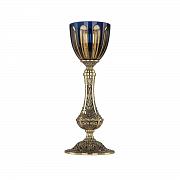Купить Настольная лампа Bohemia Ivele 71100L/15 GB P1 Amber-Blue/H-1H