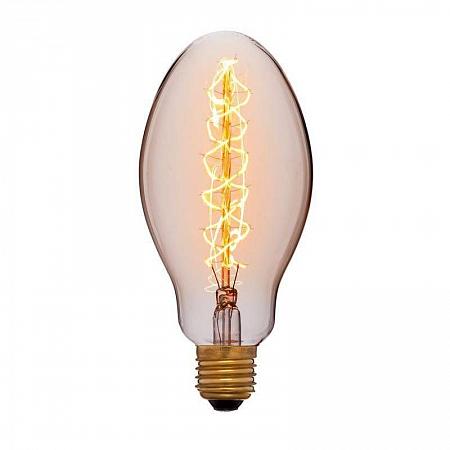 Купить Лампа накаливания E27 40W груша золотая 052-054