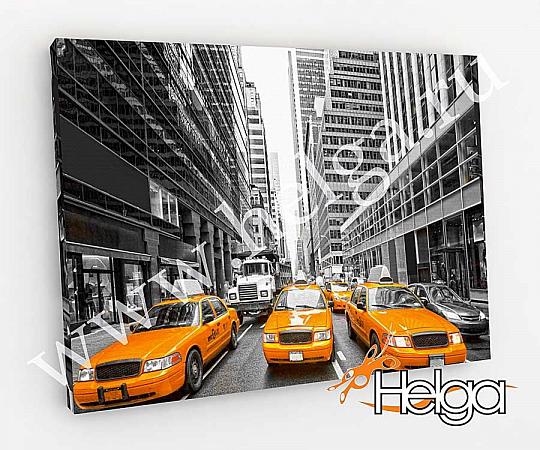 Купить Такси в Нью-Йорке арт.ТФХ3864 v2 фотокартина (Размер R1 40х60 ТФХ)