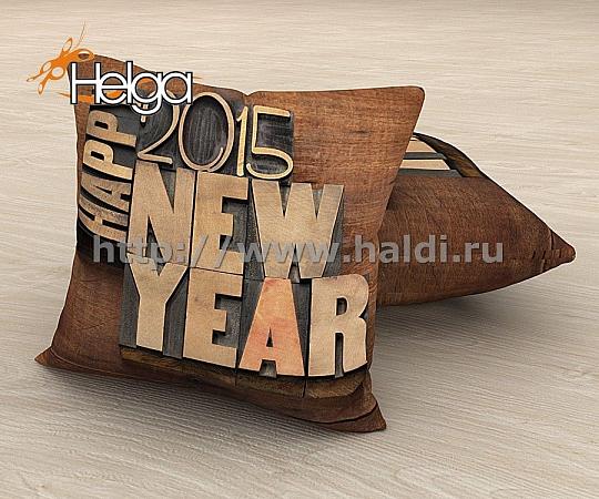 Купить Новый год 2015 арт.ТФП3969 (45х45-1шт) фотоподушка (подушка Габардин ТФП)