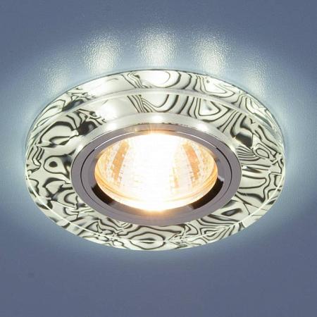 Купить Встраиваемый светильник с двойной подсветкой Elektrostandard 8371 MR16 белый/черный 4690389060632