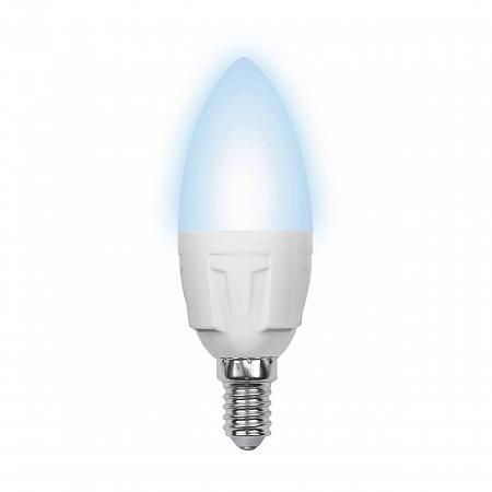 Купить Лампа светодиодная (09454) E14 6W 4500K свеча матовая LED-C37-6W/NW/E14/FR/S