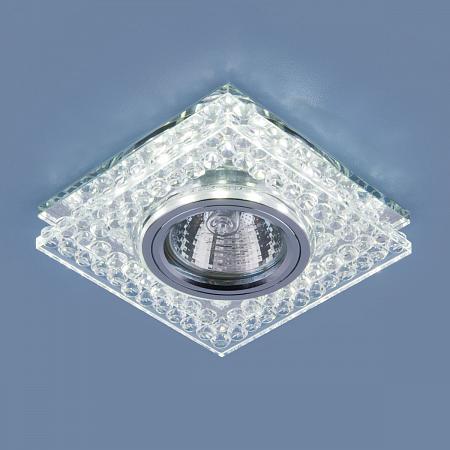 Купить Встраиваемый светильник Elektrostandard 8391 MR16 CL/SL прозрачный/серебро 4690389098369