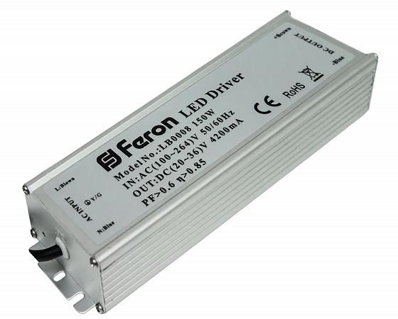 Купить Трансформатор электронный для светодиодного чипа 150W DC(20-36V) (драйвер), LB0008