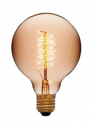 Купить Лампа накаливания E27 40W шар золотой 053-655
