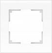 Купить Рамка Werkel Favorit на 1 пост белый матовый WL01-Frame-01 4690389098550