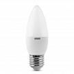 Купить Лампа светодиодная E27 6W 2700K свеча матовая 33216