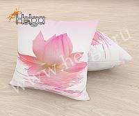 Купить Розовый лотос арт.ТФП4833 (45х45-1шт) фотоподушка (подушка Габардин ТФП)