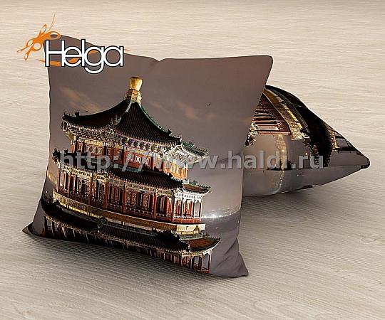 Купить Дворец в Пекине арт.ТФП2264 (45х45-1шт) фотонаволочка (наволочка Мокрый шелк ТФП)