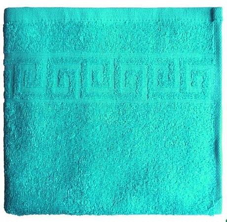 Купить Махровое гладкокрашенное полотенце 40*70 см, Бирюзовый