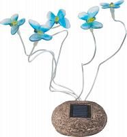 Купить Светильник садово-парковый на солнечной батарее, 5 белых LED, синий, CD712B