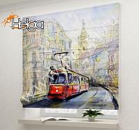 Купить Трамвай арт.ТФР3411 римская фотоштора (Габардин 1v 60x160 ТФР)