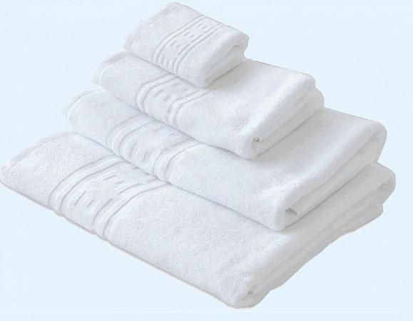 Купить Махровое гладкокрашенное полотенце 40*70 см, Белый